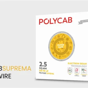 Polycab Suprema House Wire | 2.5 SQ.MM | Yellow